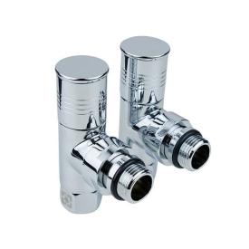 Raftec Комплект угловых радиаторных кранов с накидной гайкой 1/2х3/4 нв с антипротечкой RV-2034