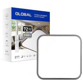 GLOBAL SMART-Светильник квадрат 72W 3000-6500K 1GFN-72TW-02-S