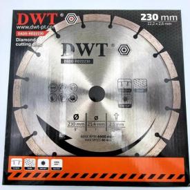 DWT Диск алмазний 230*2,6*22,2 (сегмент) DADD-RD22230