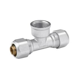 KARRO Трійник РВ 16*1/2*16 металопластик KR-0720