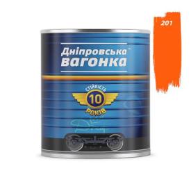ДНЕПРОВСКАЯ ВАГОНКА Эмаль ПФ-133 0,9л. КАМАЗ ОРАНЖЕВЫЙ (201)