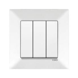 VIKO MERIDIAN Вимикач внутрішній 3-й (білий) 90970068-WH