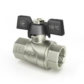 Raftec BLACK Кран кульовий DN20 (3/4) В/В чорний метелик DRB2
