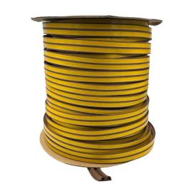 Stomil Sanok Rubber Ущільнювач гумовий самоклеючий P 9*5,5мм. КОРИЧНЕВИЙ (бухта/2*50м.)