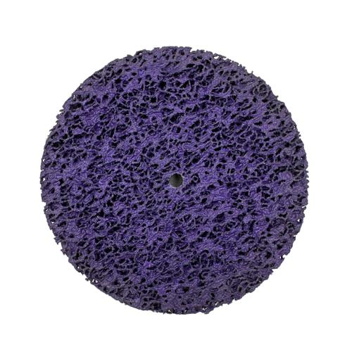POLYSTAR Круг зачистный по металлу (коралл) фиолетовый Ø125мм 16220
