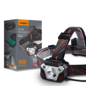 VIDEX Ліхтар налобний 1400Lm 6500K VLF-H056