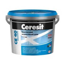 Ceresit CE40 Aquastatic Еластичний водостійкий кольоровий шов 1-6мм., 2кг. (БІЛИЙ 01)