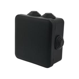 NEOMAX Распределительная коробка наружная IP55 85*85*40мм. ЧЕРНАЯ (без клемм) NX1144