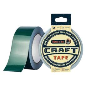 Craft Tape Лента двухсторонняя универсальная 50мм.*1мм.*5м. белая (картон) FT5005