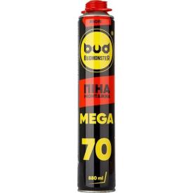 Budmonster Mega 70 Піна монтажна професійна  880 мл.