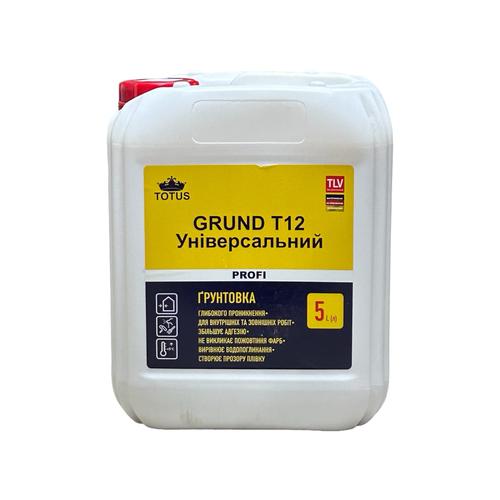 TOTUS GRUND T12 Грунтовка глибокопроникна 5л.