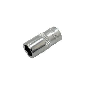 YATO Головка шестигранна  Cr-V 1/4 M=8мм., L=25мм. YT-1407