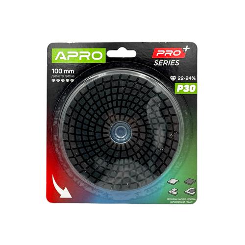 APRO PRO Круг шліфувальний для плитки (черепашка) Ø100мм. P30 812172