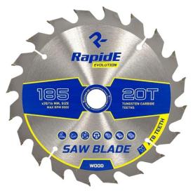 RAPIDE Basic Series Диск пильний по дереву Ø185*16/20мм. (20зуб.) RAHФ-00001765