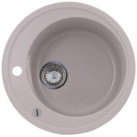 ZERIX ZS-510R-06 Мойка гранитная 510мм. (бежевая)