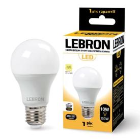 LEBRON LED-Лампа 10W 4100K E27 (датчик движения) 11-11-84