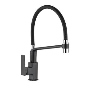 LEDEME LM4078B-2 Змішувач для кухні (чорний)