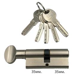 KALE 164SM 70MM Циліндр ключ-тумблер 35*35 (нікель)