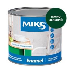 MIKS Емаль алкідна ПФ-115  2,5кг. (ТЕМНО-ЗЕЛЕНА)