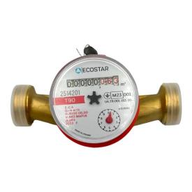 ECOSTAR Счетчик горячей воды без монтажного комплекта DN20 3/4 L110 E-C 4.0