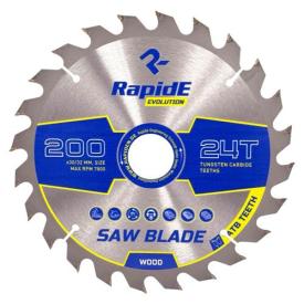RAPIDE Basic Series Диск пильний по дереву Ø200*30/32мм. (24зуб.) RAHФ-00003208