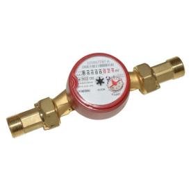 BMETERS GSD8-I Лічильник гарячої води з монтажним комплектом DN15 3/4 R100 L=130мм.