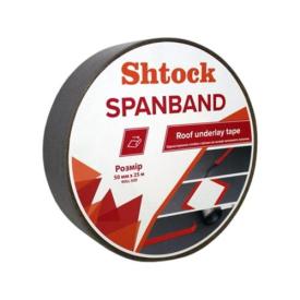 Shtock SPANBAND Одностороння клейка стрічка на основі нетканого полотна 50мм*25м.
