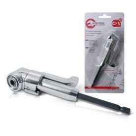 INTERTOOL Кутовий адаптер для насадок для викруток 1/4, CrV VT-0106
