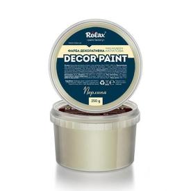 ROLAX DECOR PAINT Краска акриловая декоративная ЖЕМЧУЖИНА 250гр.