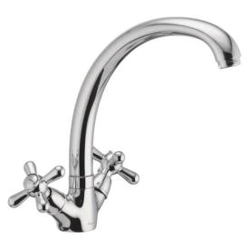 HAIBA DOMINOX 273 Змішувач для кухні (на гайці) (букса Кераміка 1/2) (HB0084)
