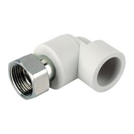 KOER K0144.PRO PPR Кут з накидною гайкою Ø20х1/2 (KP0182)