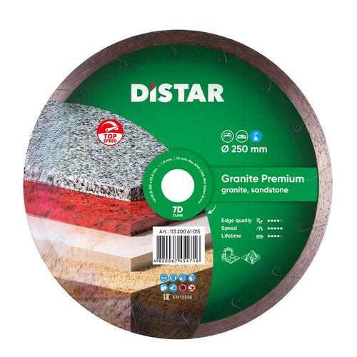 DISTAR 1A1R GRANITE PREMIUM Диск алмазний 250x1,8x10x25,4мм. 11320061019