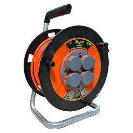 Bylion Удлинитель электрический на катушке 4 розетки с/з IP44 (50м.) (3*1,5) CR-P-5015-CCA