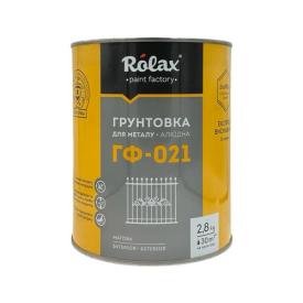 ROLAX Грунт-емаль ГФ-021 2,8кг. (СІРА)
