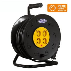 SVITEX Удлинитель электрический на катушке 4 розетки 40м. (2*1,5) SV-006