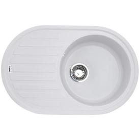 ZERIX ZS-7750R-01 Мийка гранітна 760*500мм. (біла)