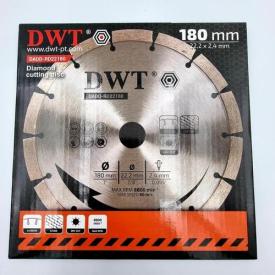 DWT Диск алмазний 180*2,4*22,2 (сегмент) DADD-RD22180