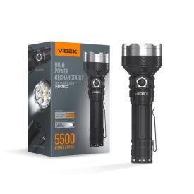 VIDEX Портативный светодиодный фонарик 5500Lm 5000K VLF-A505C