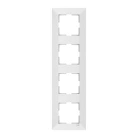VIKO MERIDIAN Рамка вертикальна 4-а (біла) 90979024-WH