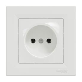 Schneider ASFORA Розетка 1-а б/з (біла) EPH3000121