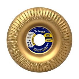 RAPIDE R9785 Диск шліфувальний по дереву 125мм. (закруглений)