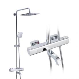 GAPPO G2491 душ. система с термостатом лат. корп. 3х функ.