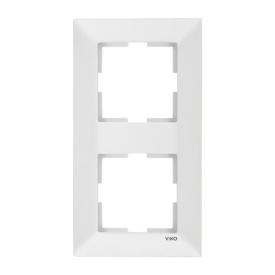 VIKO MERIDIAN Рамка вертикальная 2-я (белая) 90979022-WH