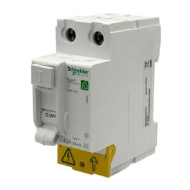 Schneider RESI9 Дифреле (ПЗВ) 1P+N, 40A, 30mA, 6kА R9R61240