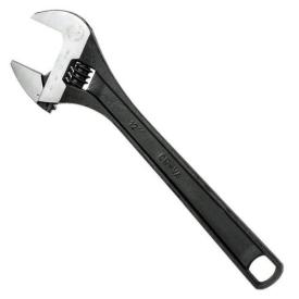 INTERTOOL Ключ разводной 300 мм, Cr-V, черный, фосфатированный XT-0062