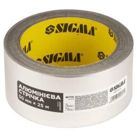 SIGMA Алюмінієва клейка стрічка 50мм*25м 8429561