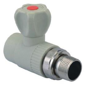 KOER K0160.PRO PPR Кран радіаторний прямий Ø25x3/4