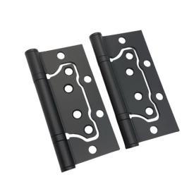 KEDR Завіса дверна FLUSH 100*75*2,5mm-2BB-Black mat (чорний мат) (2шт.)