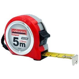 Haisser Рулетка 5м.*19мм., нейлон, 2 стопа, Compact 22031
