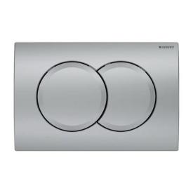 GEBERIT DELTA01 змивна клавіша, пластик, хром.мат. 115.107.46.1